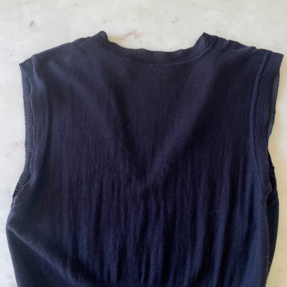 Valentino Black Knit Sleeveless Flared Cocktail Dress, Vintage - Picture 8 of 17